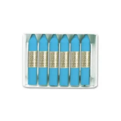Lapices cera blanda Manley caja 12 unidades azul celeste