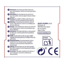 Lapices cera blanda Manley caja 12 unidades negro