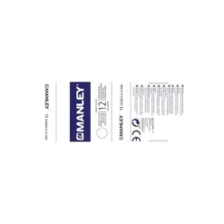 Lapices cera blanda Manley caja 12 unidades rojo escarlata