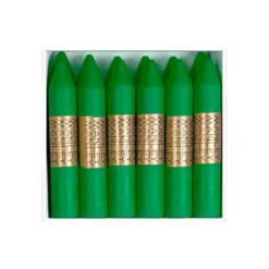 Lapices cera blanda Manley caja 12 unidades verde primavera