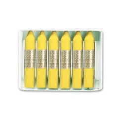 Lapices cera blanda Manley caja 12 unidades verde amarillo claro
