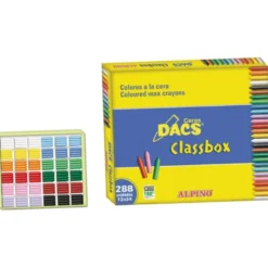 Lapices cera Dacs Classbox 288 unidades