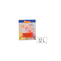 Lapices cera Jovi caja de 12 unidades colores surtidos