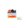 Lapices cera Jovi caja de 24 unidades colores surtidos