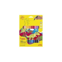Lapices cera Jovi Jovicolor caja de 24 unidades colores surtidos