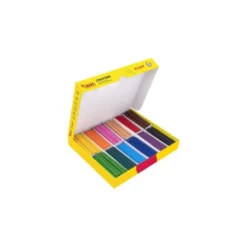 Lapices cera Jovi plasticolor 300 unidades de 12 colores surtidos