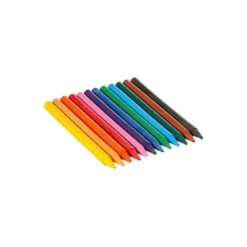 Lapices cera PlastiAlpino caja de 12 unidades colores surtidos