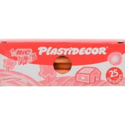 Lapices cera Plastidecor caja 25 unidades carne