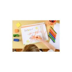 Lapices cera Plastidecor caja de 18 unidades colores surtidos