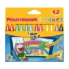 Lapices cera Plastidecor Peques caja de 12 colores surtidos
