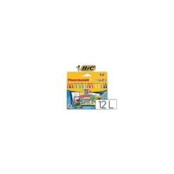 Lapices cera Plastidecor Peques caja de 12 colores surtidos