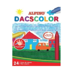 Lapices cera semiblanda Alpino DacsTrix 12 unidades