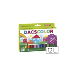 Lapices cera semiblanda DacsColor Alpino 12 unidades