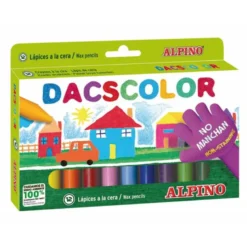 Lapices cera semiblanda DacsColor Alpino 12 unidades