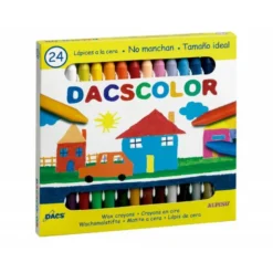 Lapices cera semiblanda DacsColor Alpino 24 unidades