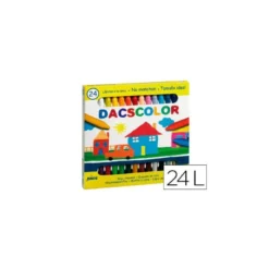 Lapices cera semiblanda DacsColor Alpino 24 unidades