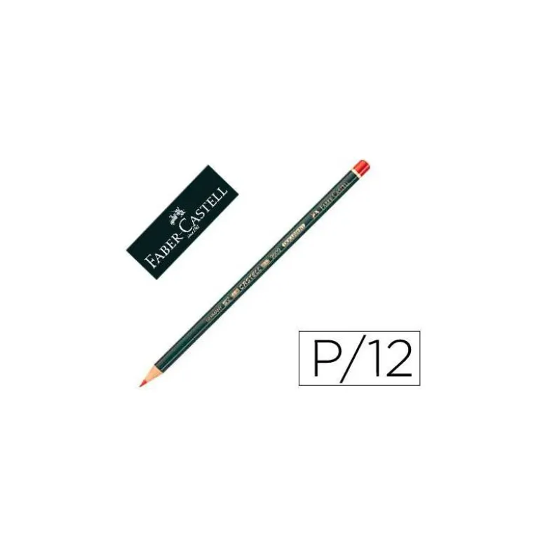 Lapices copiativo Faber Castell color rojo
