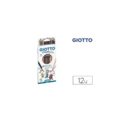Lapices de colores acuarelables Giotto Stilnovo caja de 12 colores