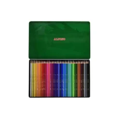 LAPICES DE COLORES ALPINO CAJA METALICA DE 36 UNIDADES COLORES SURTIDOS