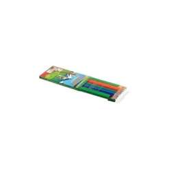 Lapices de Colores Alpino Hexagonales Caja 12 lapices largos