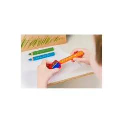 LAPICES DE COLORES BIC MULTISUPERFICIES TRIANGULARES MINA BORRABLE CAJA DE 6 UNIDADES COLORES SURTIDOS