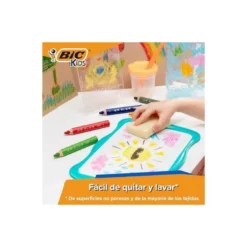 LAPICES DE COLORES BIC MULTISUPERFICIES TRIANGULARES MINA BORRABLE CAJA DE 10 UNIDADES COLORES SURTIDOS