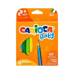 Lapices de Colores Carioca Baby Ergonomicos de Colores Surtidos Caja de 10 unidades