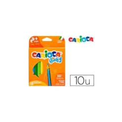 Lapices de Colores Carioca Baby Ergonomicos de Colores Surtidos Caja de 10 unidades