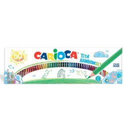LAPICES DE COLORES CARIOCA TITA CAJA DE 50 UNIDADES COLORES SURTIDOS