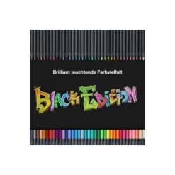 LAPICES DE COLORES FABER CASTELL BLACK EDICION TONOS DE PIEL CAJA DE 12 UNIDADES COLORES SURTIDOS