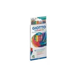 Lapices de colores Giotto Stilnovo acuarelables 12 colores
