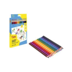 Lapices de colores Jovi Maxi triangulares 12 colores surtidos