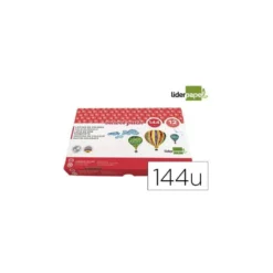 Lapices de colores Liderpapel School Hexagonal Colores Surtidos Caja de 144 unidades