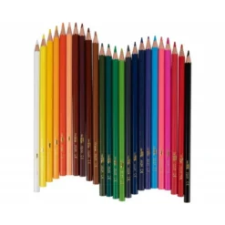 Lapices de colores Liderpapel hexagonal caja 24 Unidades