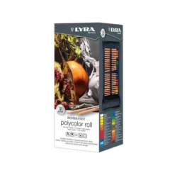 LAPICES DE COLORES LYRA REMBRANDT POLYCOLOR 24 COLORES SURTIDOS EN ESTUCHE DE TELA ENROLLABLE