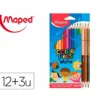 LAPICES DE COLORES MAPED CAJA DE 12 COLORES SURTIDOS