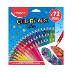 LAPICES DE COLORES MAPED CAJA DE 72 COLORES SURTIDOS
