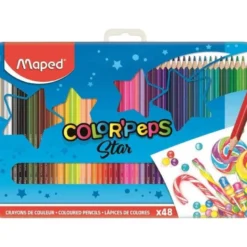 Lapices de colores Maped Color Peps Caja Metalica de 48 lapices