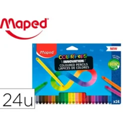 LAPICES DE COLORES MAPED COLOR PEPS INFINITY CAJA DE 24 COLORES SURTIDOS