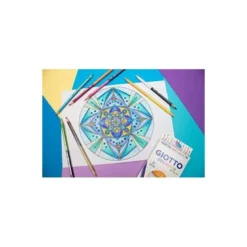 Lapices de colores marca Giotto Stilnovo bicolor Caja de 12 colores