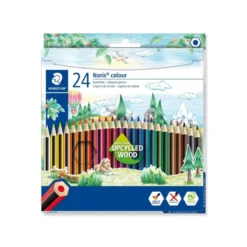 Lapices de 24 colores marca Staedtler Wopex ecologico