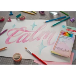 LAPICES DE COLORES STABILO AQUACOLOR ACUARELABLES PASTEL LOVE ESTUCHE CARTON DE 12 COLORES SURTIDOS