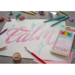 LAPICES DE COLORES STABILO AQUACOLOR ACUARELABLES PASTEL LOVE ESTUCHE CARTON DE 12 COLORES SURTIDOS