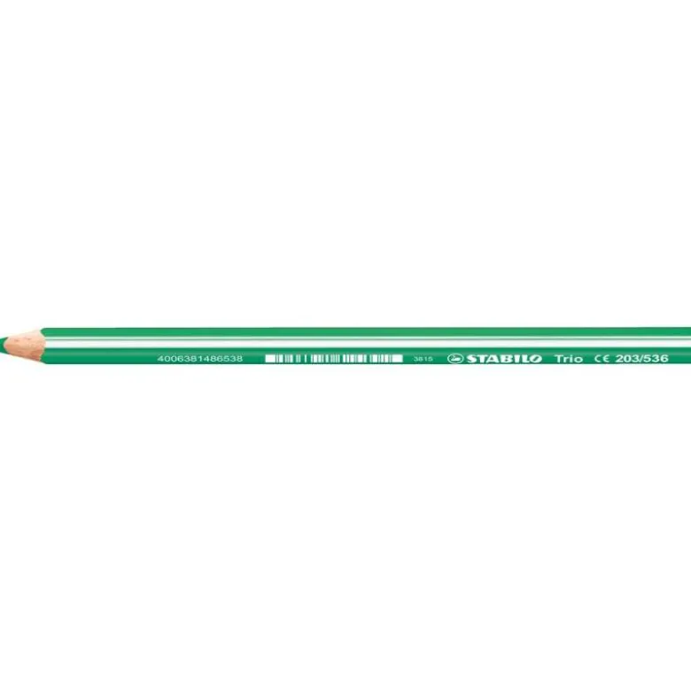 Lapices de colores Stabilo triangulares 12 unidades