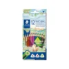 Lapices de colores Staedtler modelo Noris Club triangulares 12 lapices finos