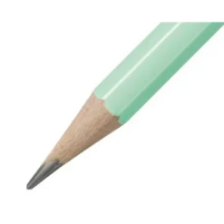 LAPICES DE GRAFITO CON GOMA STABILO SWANO MINA 2,2 MM DUREZA HB VERDE PASTEL