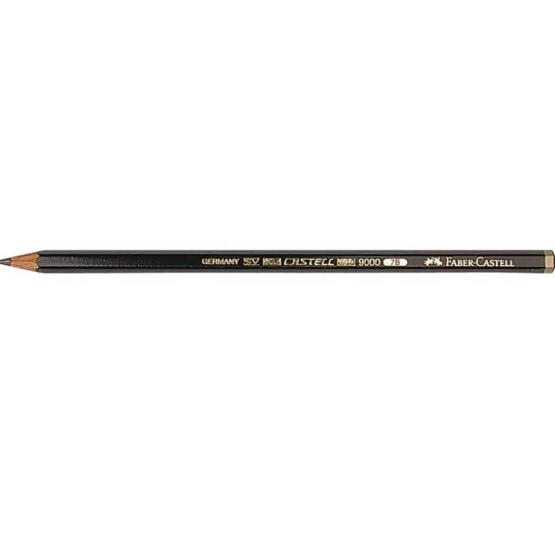 Lapices de grafito de Faber Castell 9000