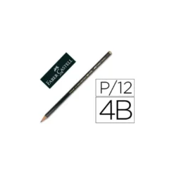 Lapices de grafito marca Faber Castell 9000 4B