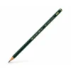 Lapices de grafito marca Faber Castell 9000 3H