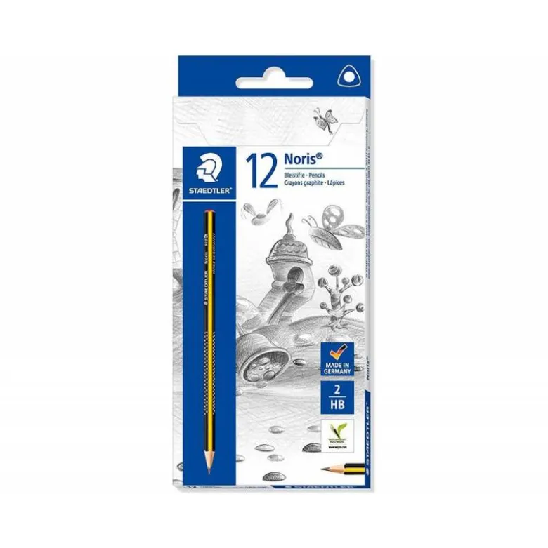 Lapices de grafito marca Staedtler Triplus Slim triangular
